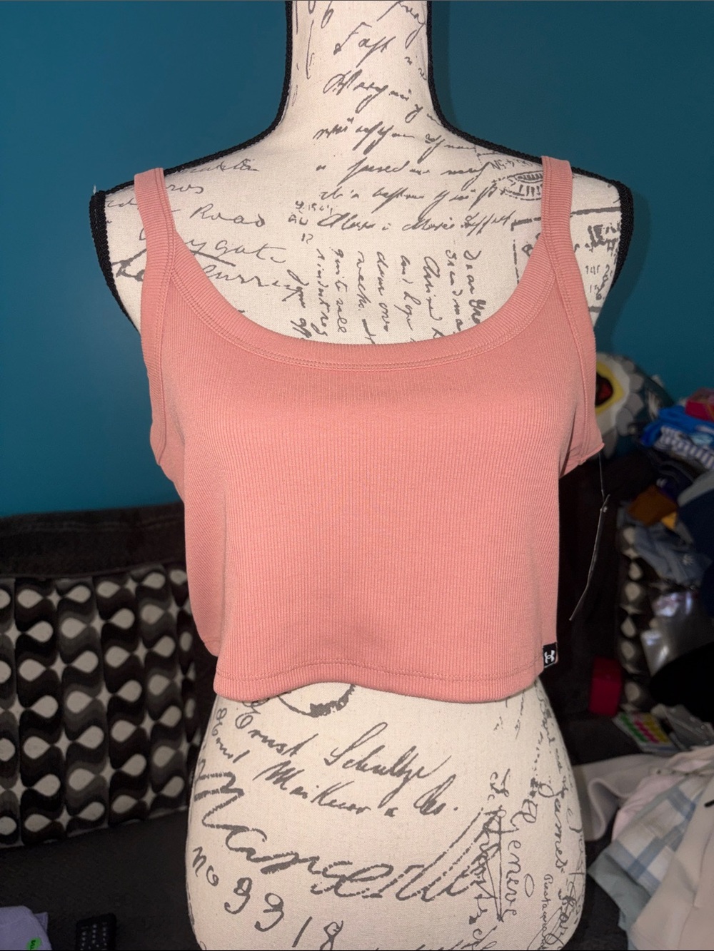 NWT Under Armour Rival Rib Tiny Tank, XL